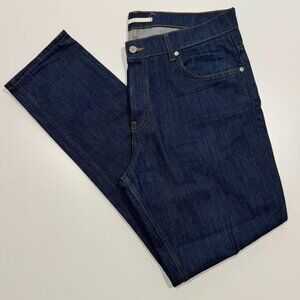 Norse Projects Mens Norse Slim Denim Jeans Size 36x32 Dark